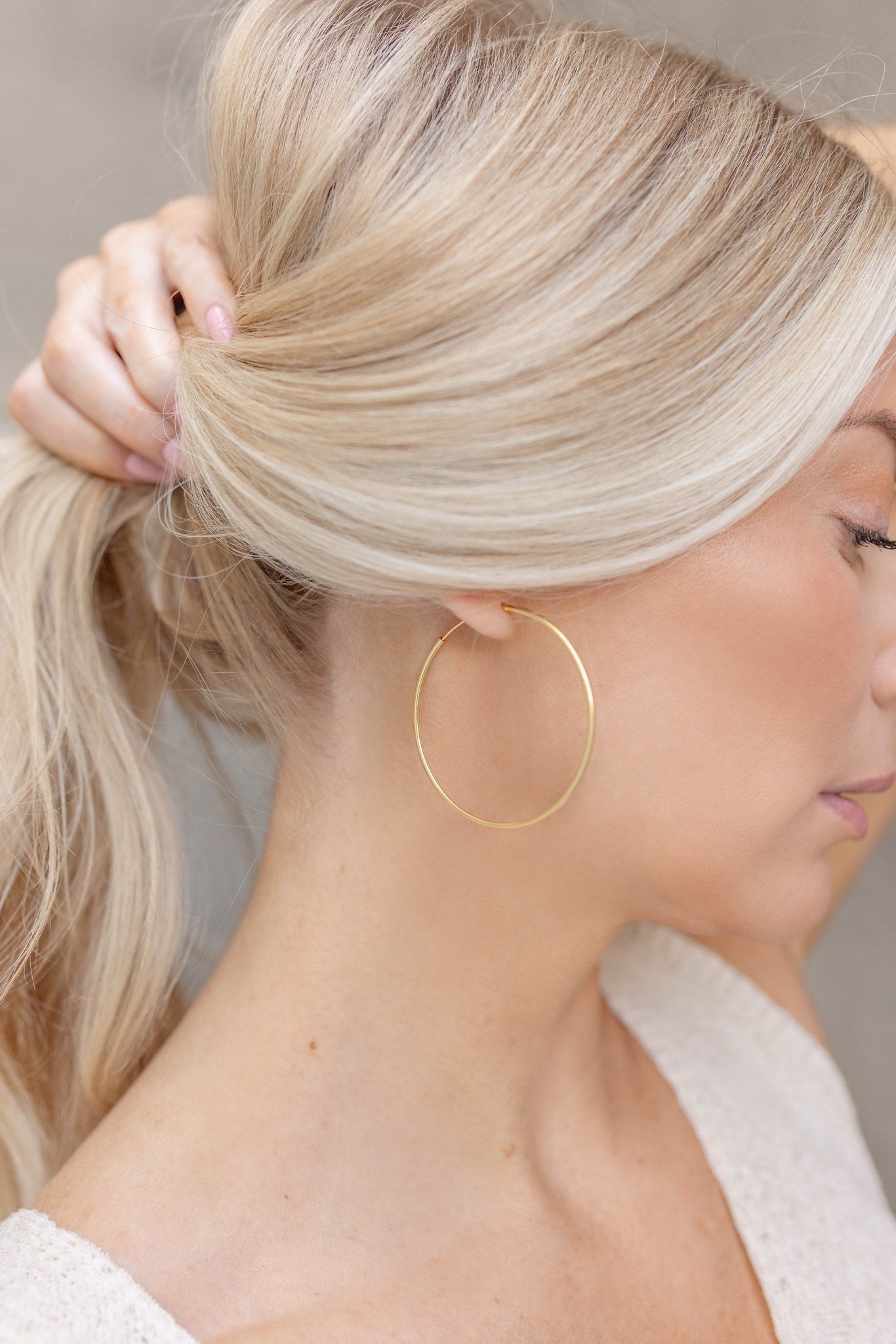 Gold Hoop Earrings