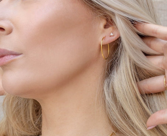 Gold Hoop Earrings