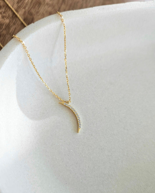 Crescent Moon Necklace