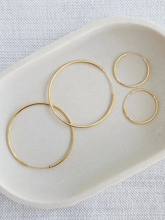 Gold Hoop Earrings